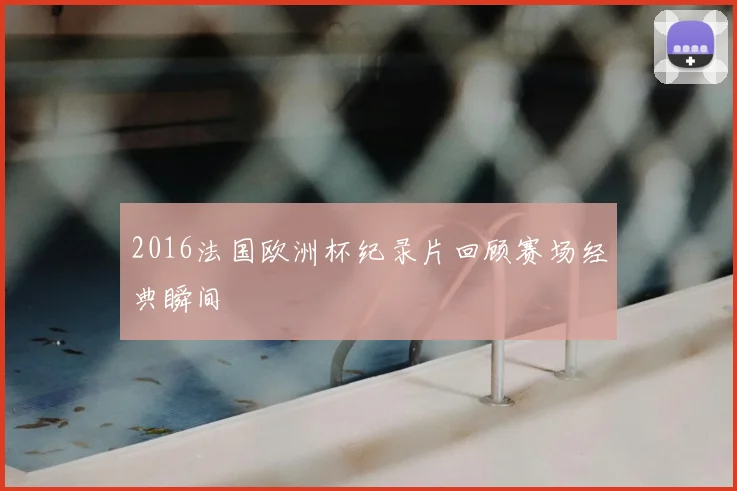 2016法国欧洲杯纪录片回顾赛场经典瞬间